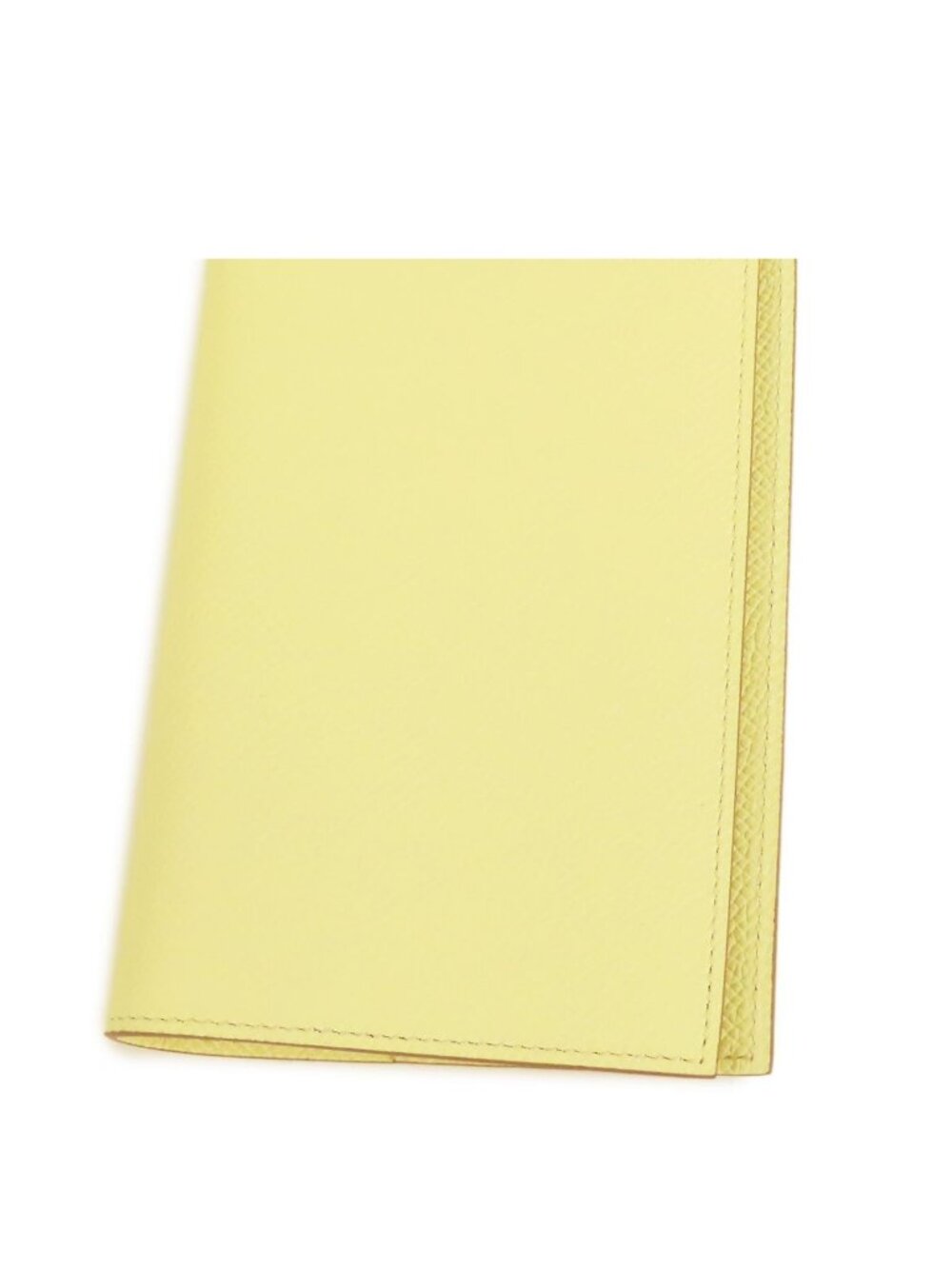 Hermes Agenda Cover GM Jaune Milton Silver Epsom Agenda Notebook